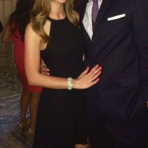 Black Express Keyhole Dress